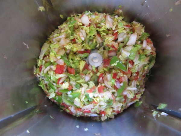 Ensaladilla de aguacate y pollo Thermomix