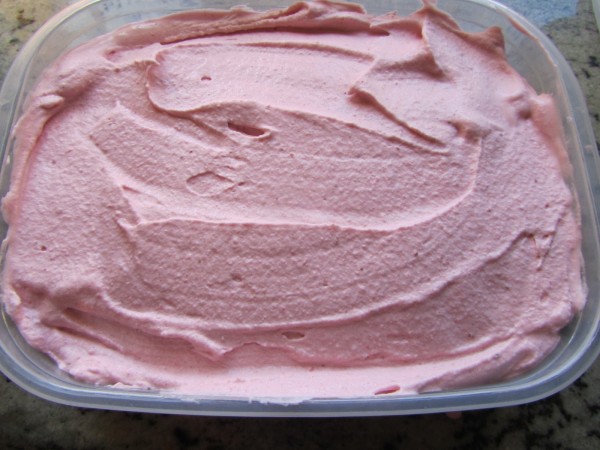 Helado de fresa con Thermomix