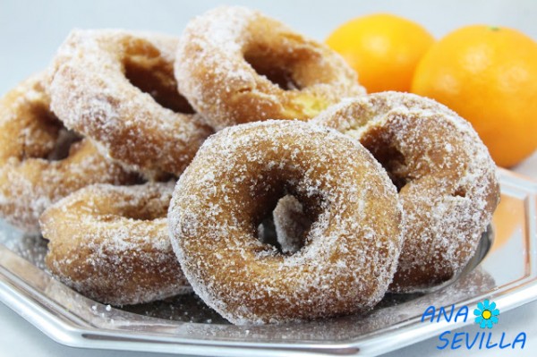 Roscos de naranja cocina tradicional  casera Ana Sevilla