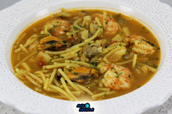 Fideos de Navidad Ana Sevilla cocina tradicional