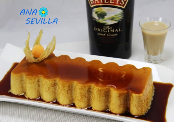 Flan rápido de Baileys Thermomix