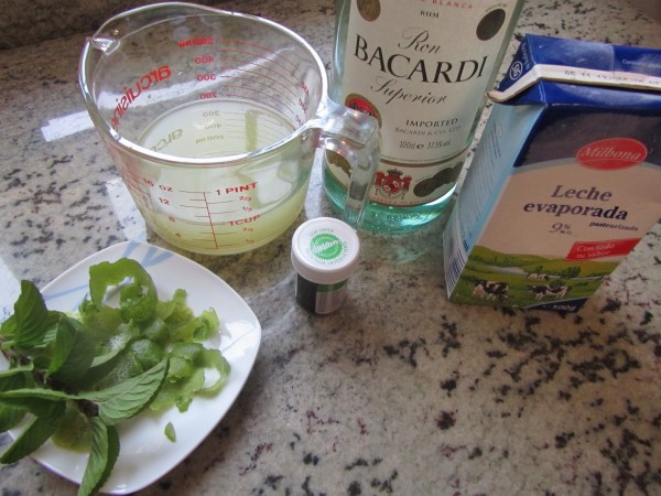 Helado de mojito con Thermomix