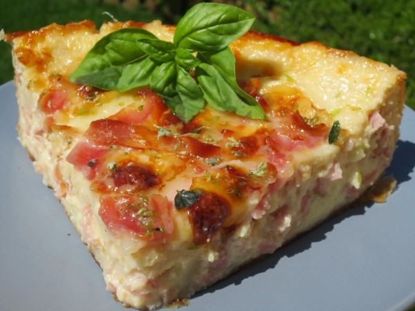 Quiche de croque-pizza olla GM