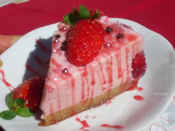 Tarta de fresa y yogur Thermomix