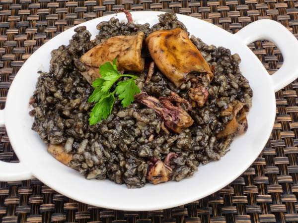 Arroz negro con chipirones Thermomix