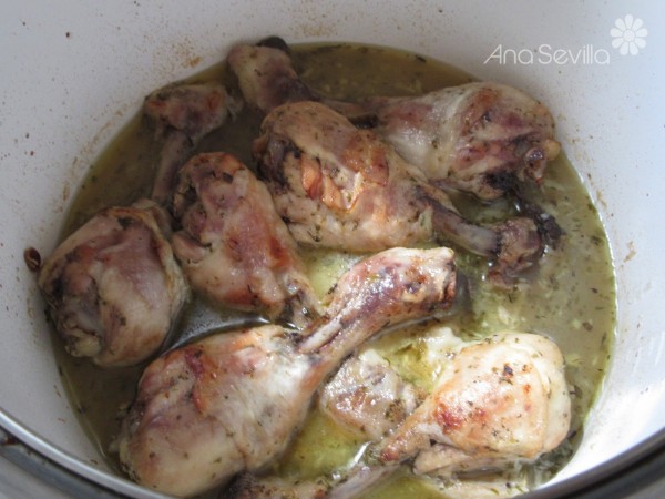 Pollo a las finas hierbas olla GM