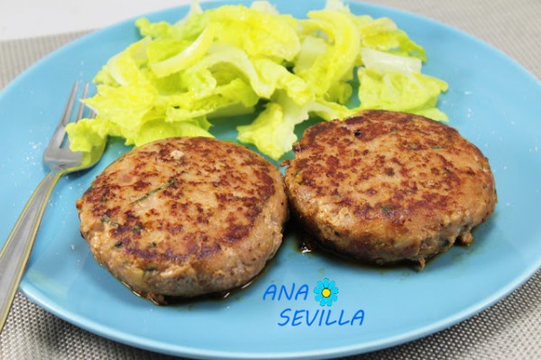 Hamburguesas de atún fresco Thermomix