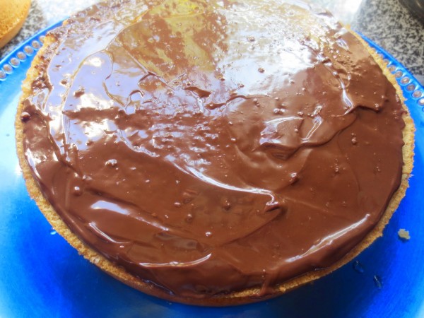 Tarta de crema y chocolate Thermomix