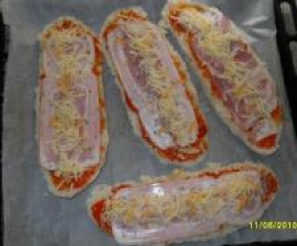 Pizzas baguettes thermomix