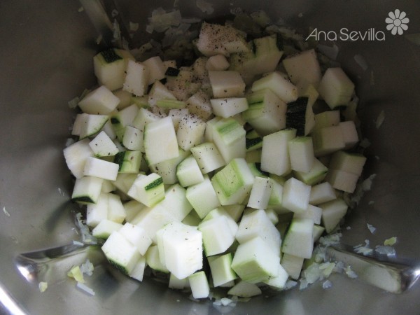 Gratinado de puerro y calabacín Thermomix