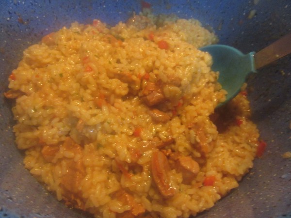 Arroz de solomillo adobado olla GM