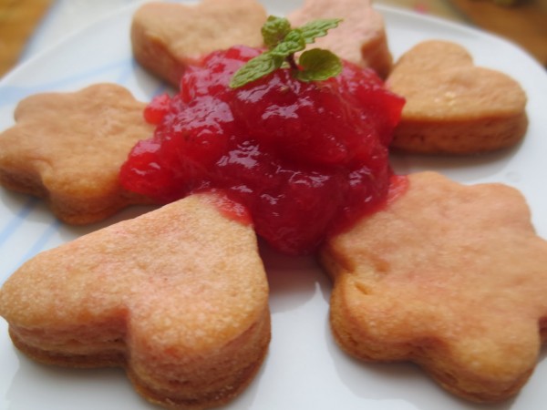 Galletas de mascarpone y fresa Thermomix