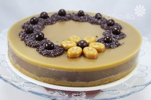 Tarta de chocolate y caramelo Thermomix