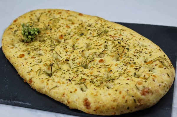 Focaccia de jamón y queso Thermomix