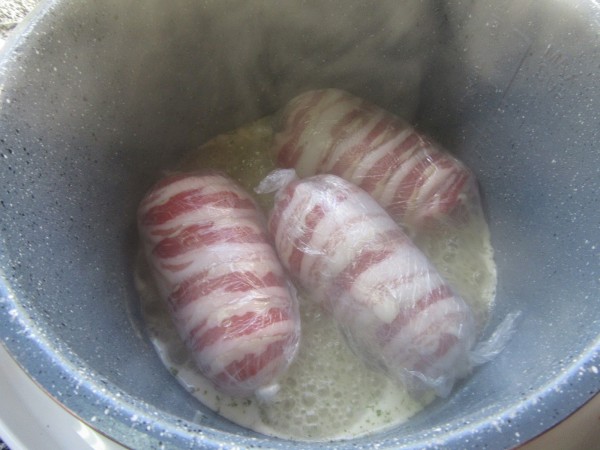 Pechugas envueltas rellenas de queso olla GM