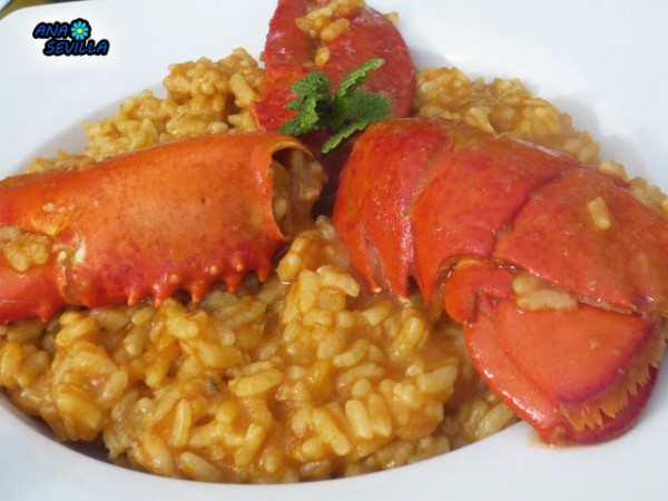 Arroz caldoso con bogavante olla GM