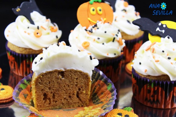 Cup cakes de calabaza con Thermomix