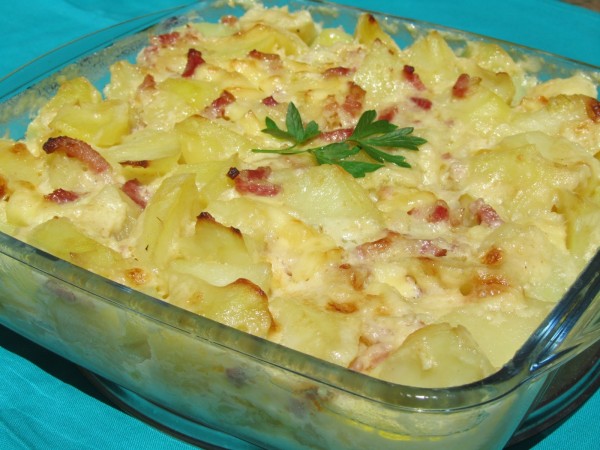 Patatas gratinadas (Tartiflette) Ana Sevilla