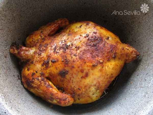 Pollo asado a la mostaza olla GM