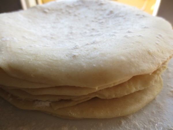 Piadinas de jamón y queso Thermomix