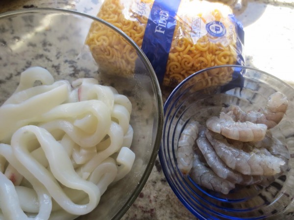 Fideuá con calamares Thermomix