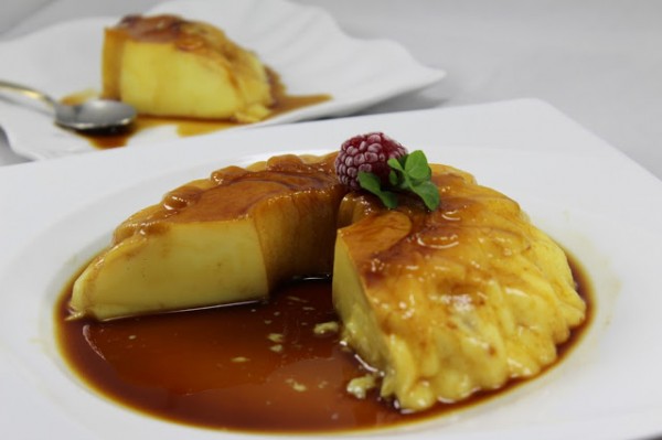 Flan de vainilla sin huevo con Thermomix