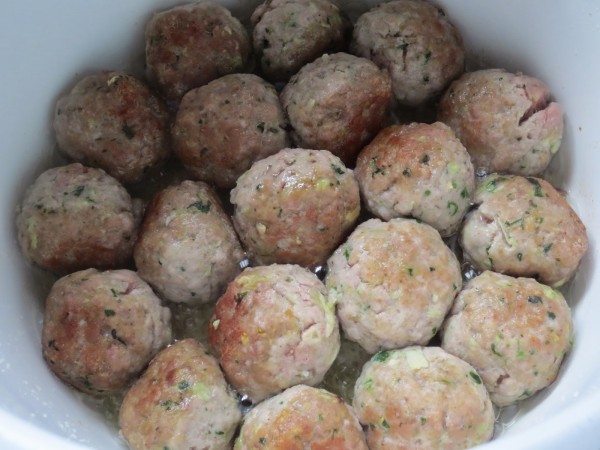 Albóndigas en salsa de almendras olla GM