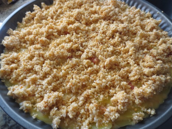 Crumble de tortilla de patata Thermomix