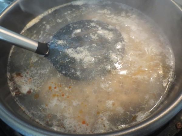 Caldo de puchero viudo olla GM