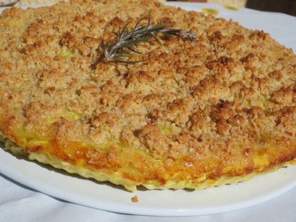 Crumble de tortilla de patata Thermomix