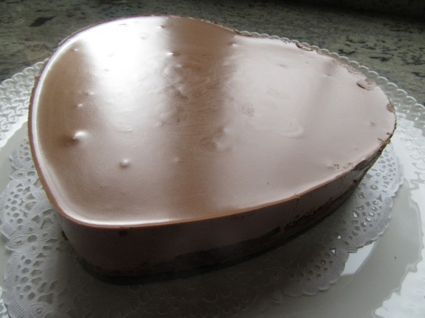 Tarta mousse de chocolate con brownie Thermomix