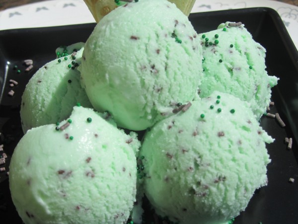 Helado de menta y chocolate con Thermomix