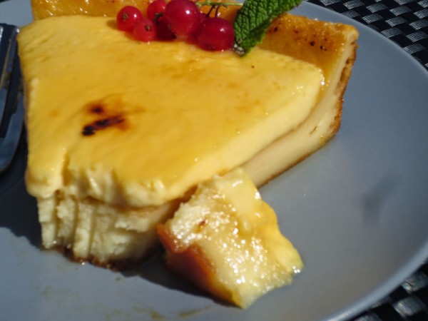 Quesada con crema catalana Thermomix