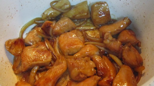 Pollo teriyaki a la española olla GM