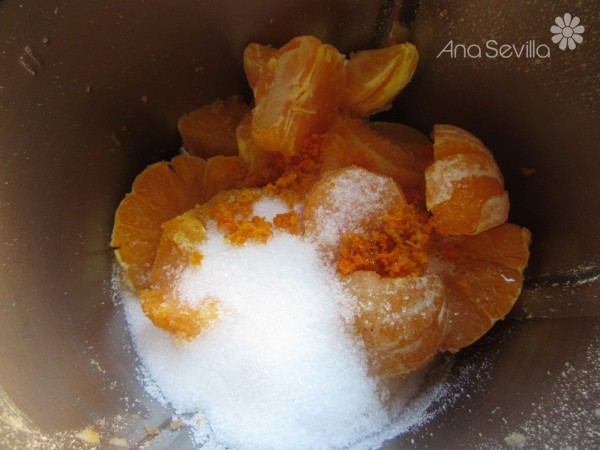 Tarta mousse de mandarina Thermomix