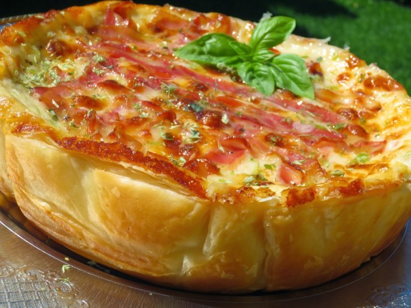 Quiche de croque-pizza olla GM