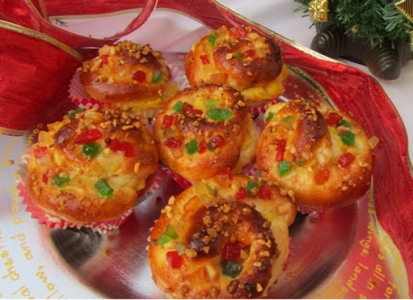 Muffins de los Reyes Magos Ana Sevilla