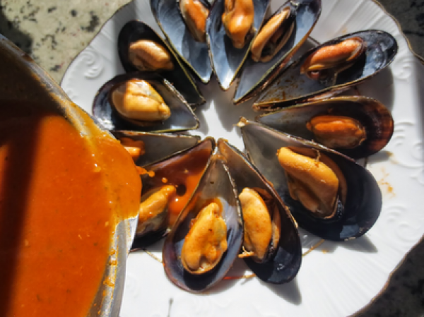 Mejillones en salsa Thermomix