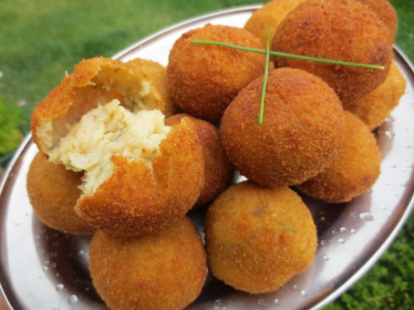 Croquetas de bacalao, merluza.. Ana Sevilla