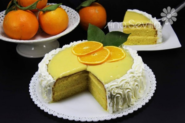 Tarta de naranja Thermomix