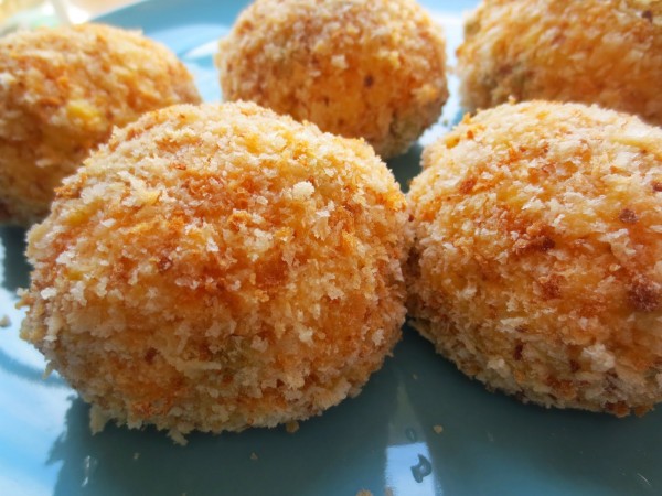 Arancini de pizza (Bolas de arroz) Thermomix