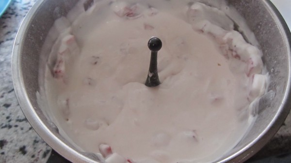 Fresas con nata y yogurt Thermomix