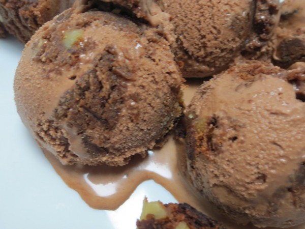 Helado de brownie con Thermomix