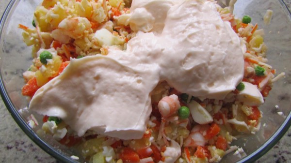 Ensaladilla de langostinos olla GM