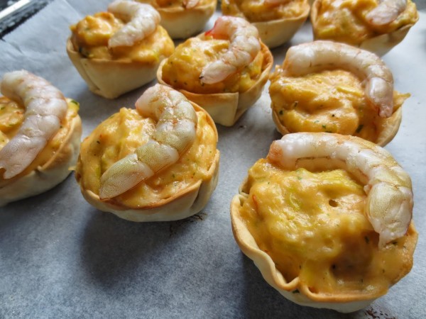 Pastelitos de gambas o langostinos Thermomix