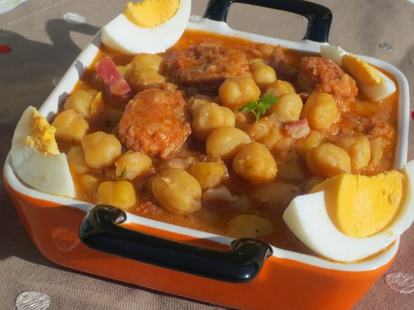 Garbanzos estofados olla GM