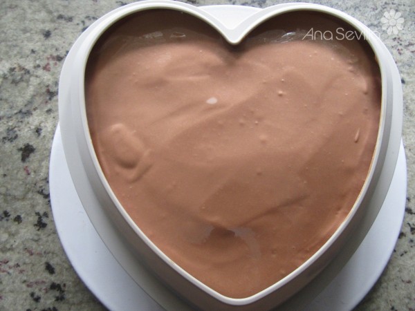 Corazón de chocolate y frutos rojos Thermomix