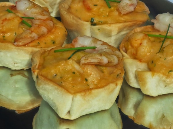 Pastelitos de gambas o langostinos Thermomix