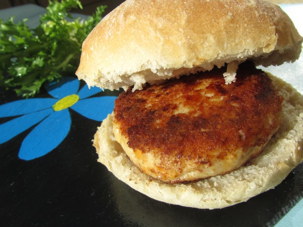 Hamburguesas de pollo y queso Thermomix