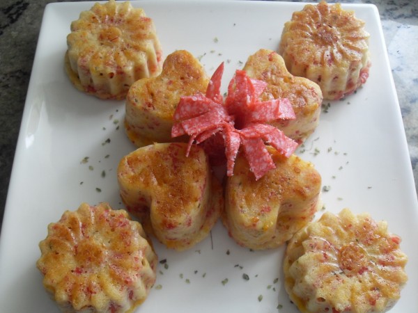Muffins de peperoni Ana Sevilla